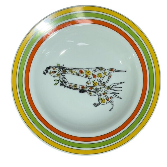 Set Of 4 Zoophisticates By Gant Gaither Bowls Animal Design Porcelain 8.25 Inch - Picture 8 of 12